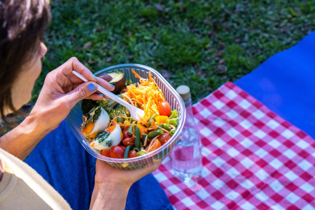 Comida de verdade, alimentação saudável e natural