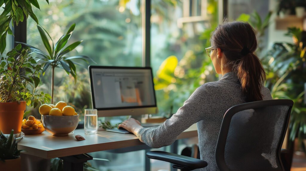 Home office saudável